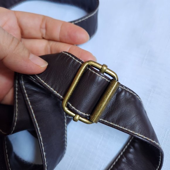 Denim/ Leather Crossbody Bag - Picture 13 of 16